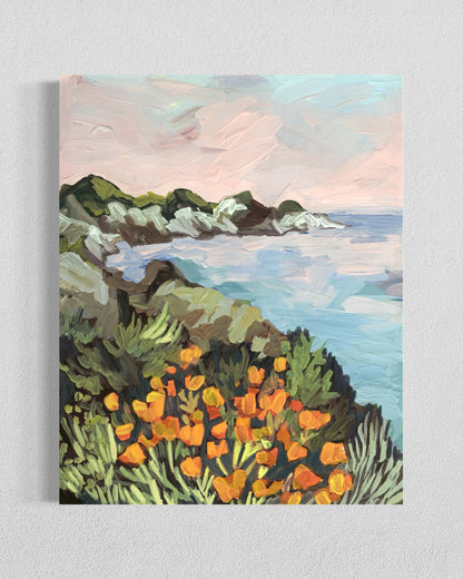Cliffside California Poppies