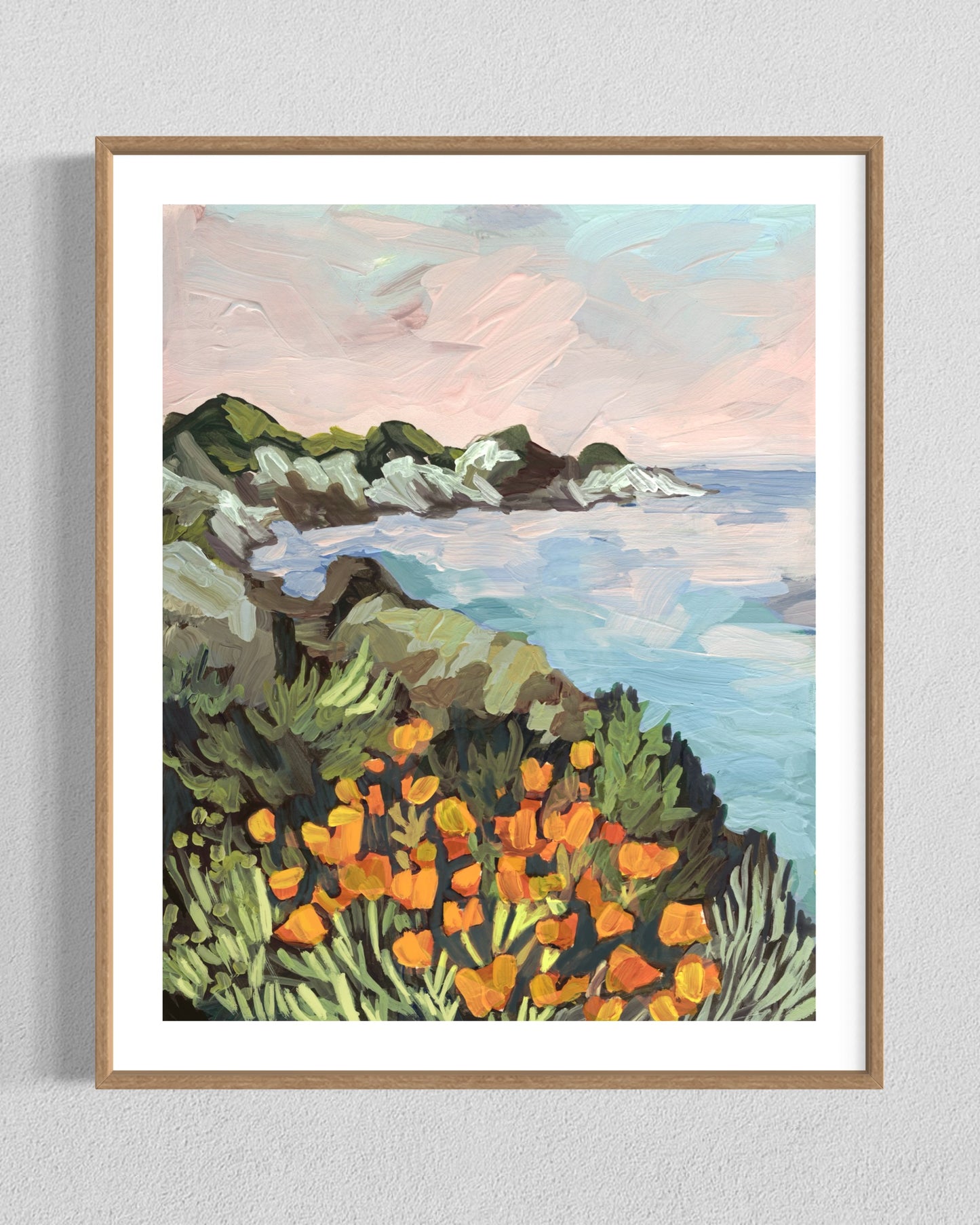 Cliffside California Poppies