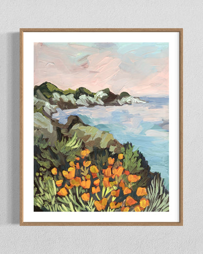 Cliffside California Poppies