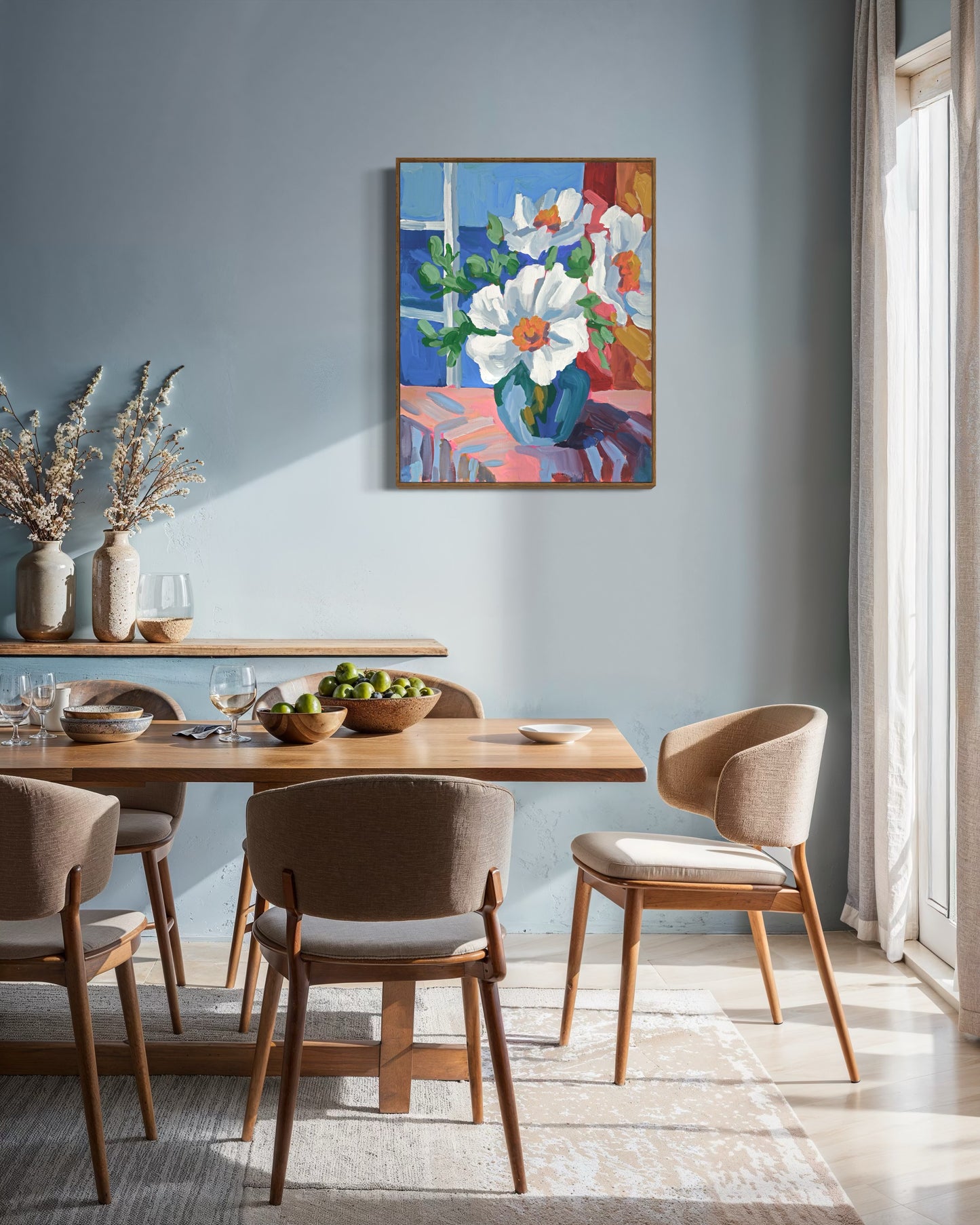 Still Life with Matilija Poppies II