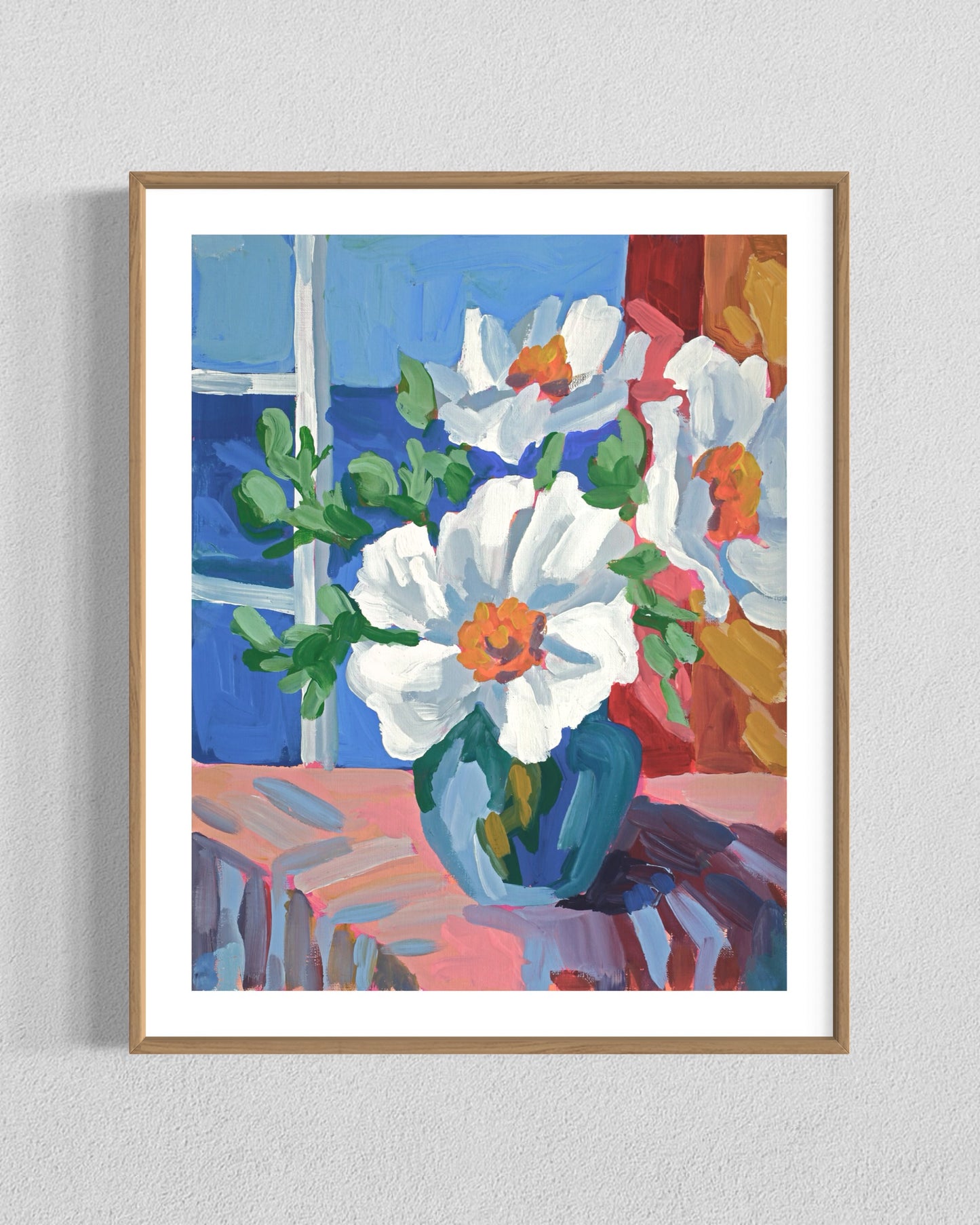 Still Life with Matilija Poppies II