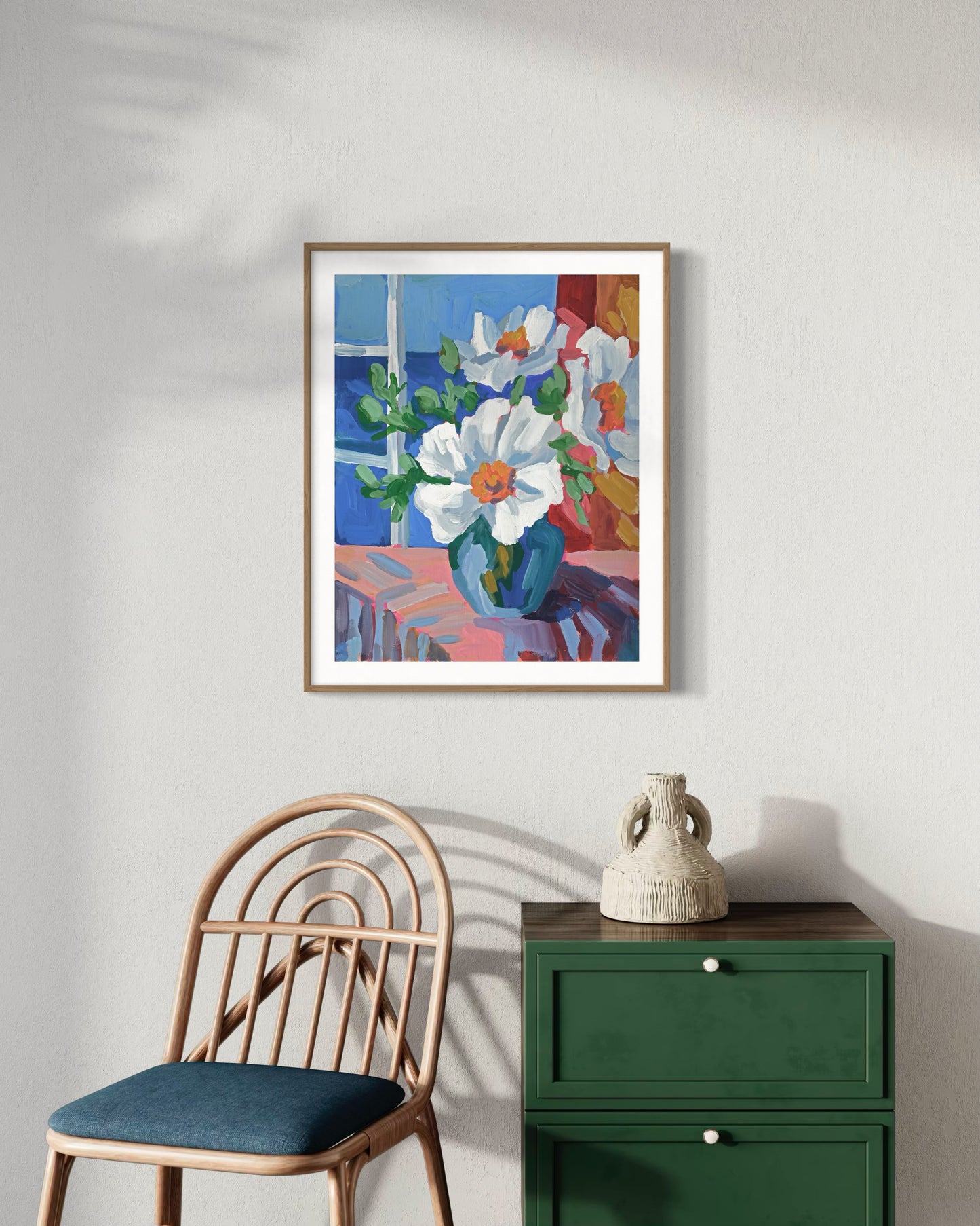 Still Life with Matilija Poppies II