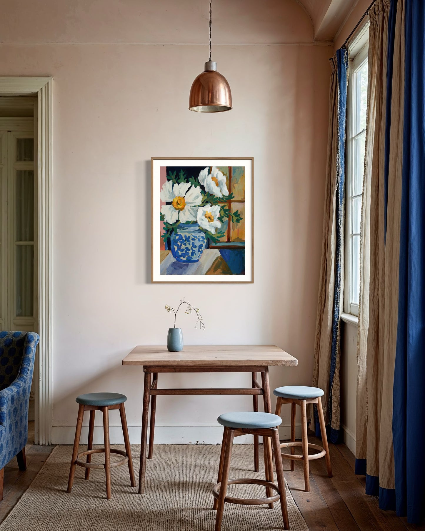 Still Life with Matilija Poppies II