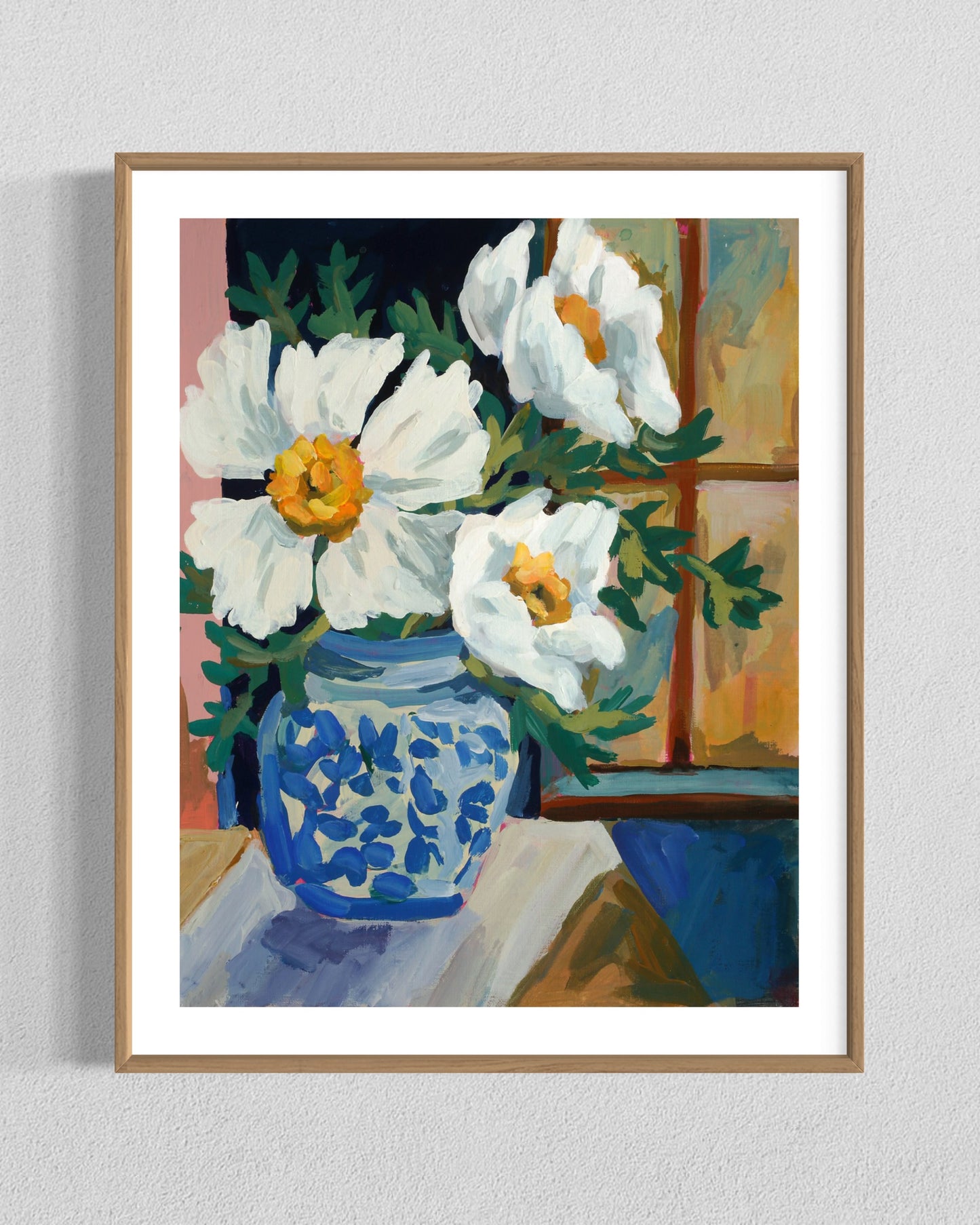 Still Life with Matilija Poppies I