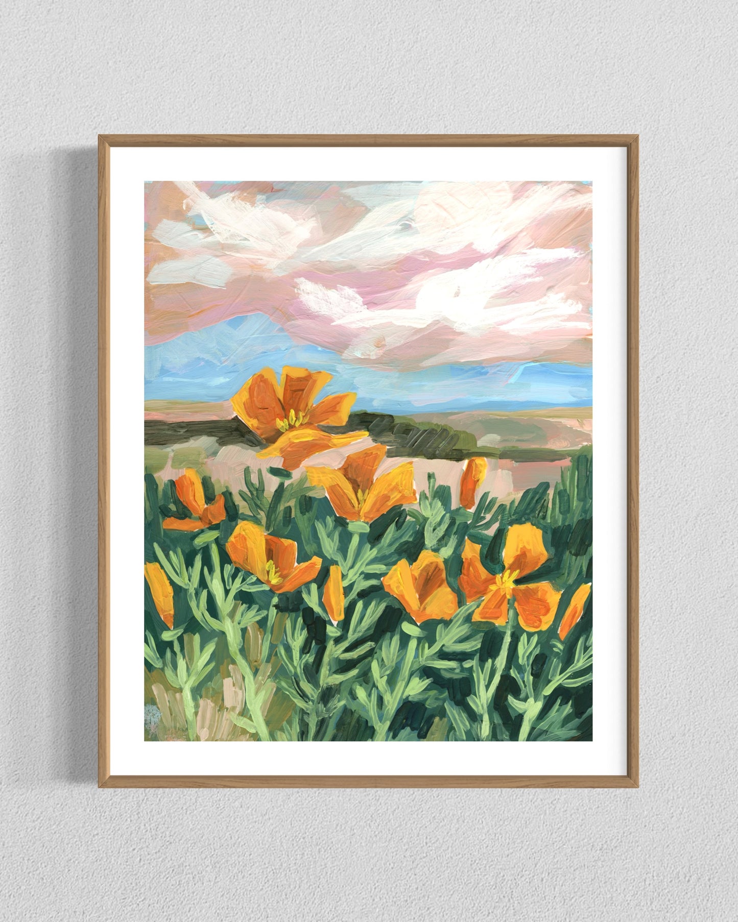 Golden Hour Poppies