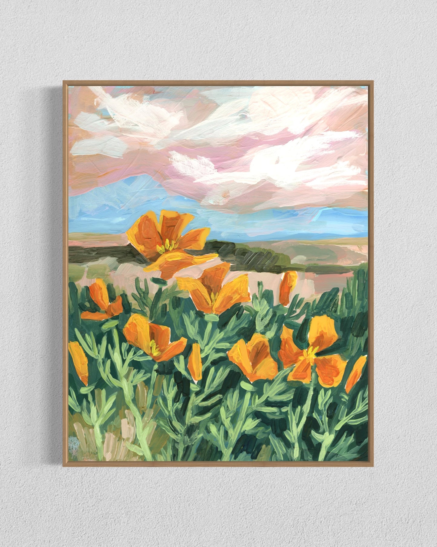 Golden Hour Poppies